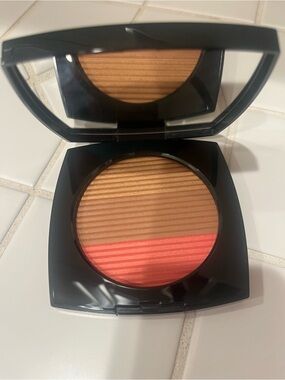 CHANEL LES BEIGES HEALTHY  GLOW  SUN KISSED POWDER - MEDIUM ROSE GOLD